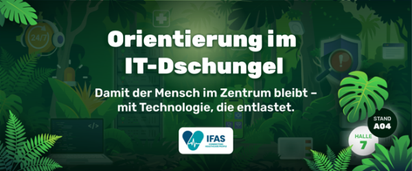 IFAS 2026 – Orientierung im IT-Dschungel, Halle 7, Stand A04